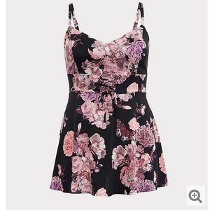 COPY - Torrid floral corset blouse!